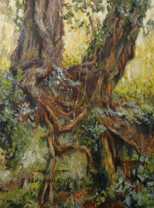 'Fairy trees' (2000), 90x120 cm, olieverf schilderij (NTK)