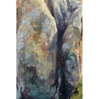 'Ridge stone'-North Yorkshire. 140x80 cm, olieverf schilderij (NTK)