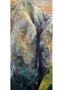 'Ridge stone'-North Yorkshire. 140x80 cm, olieverf schilderij (te koop)