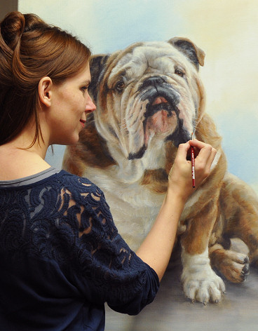 Portret van je hond laten maken - Marjolein Kruijt