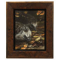 Schilderij egels in de herfst "Hide & Seek" door Marjolein Kruijt (te koop)