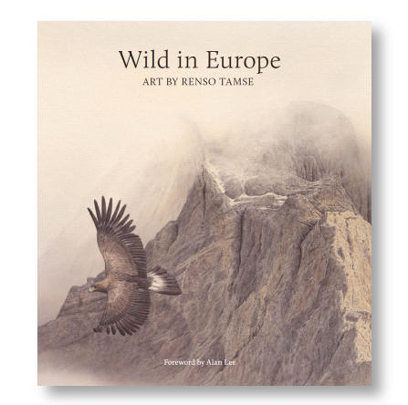 Boek Wild in Europa door Renso Tamse wildlife kunstenaar