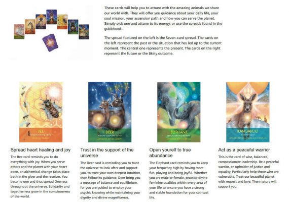 Archangel Animal Oracle Card deck - Diana Cooper & Marjolein Kruijt (c)HayHouse UK