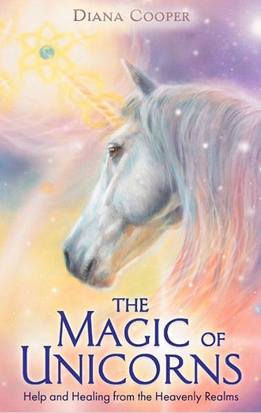 Boek Magic of Unicorns - cover illustrator Marjolein Kruijt, auteur Diana Cooper