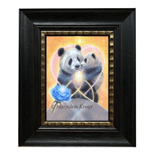 'Panda', 18x13 cm olieverf op paneel (te koop)